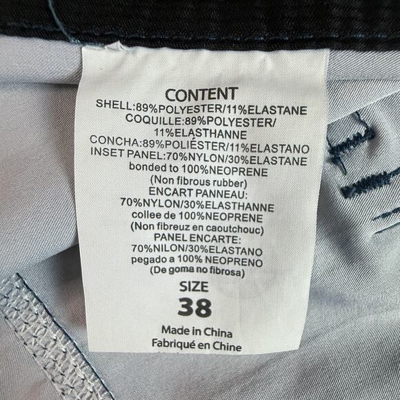 O’Neill Superfreak Board Shorts Mens 38 Blue Striped Surf Swim Trunks Drawstring - Picture 8 of 8